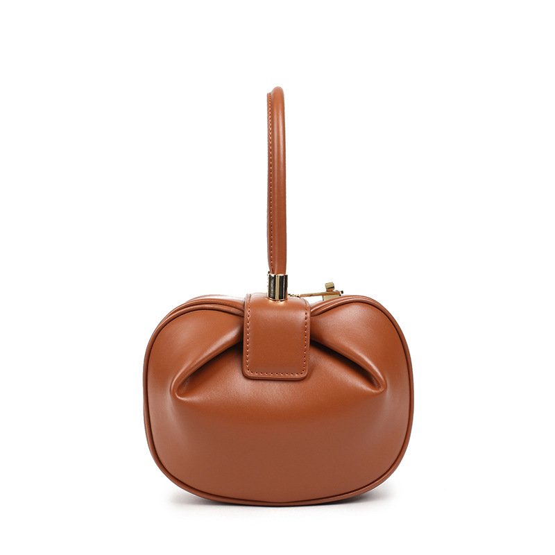 Leather handbags fashion dumplings handbag - Image 10