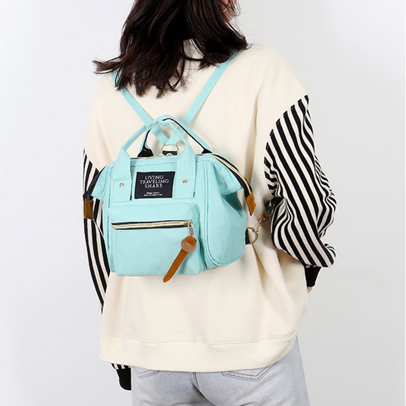 Cute Shouder Bags Women Oxford Backpack Zipper Mini Handbag Baby Mom Bag - Image 9