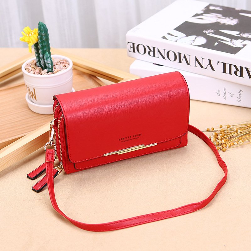 Mobile Phone Bag Women's Long Wallet Large Capacity Multifunctional Shoulder Crossbody Bags - Image 2