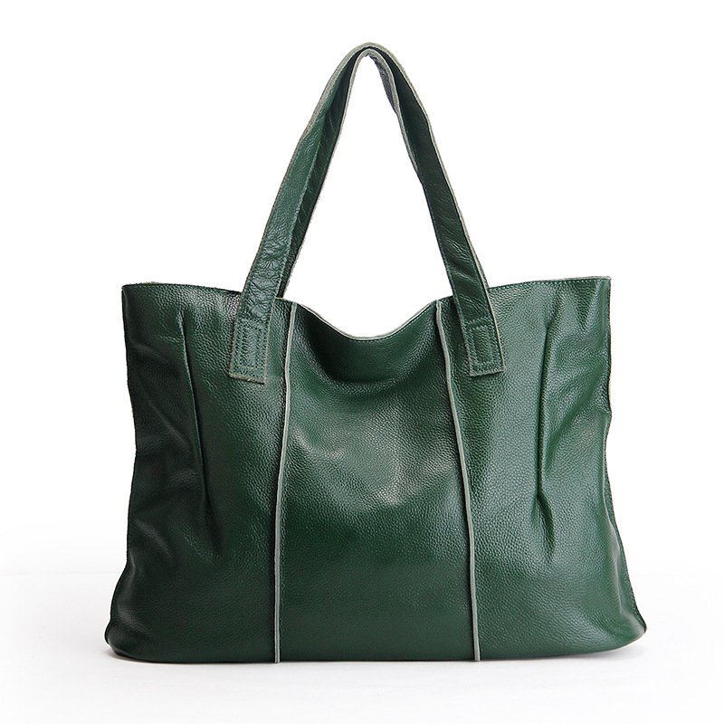 The First Layer Cowhide Handbags New Single-shoulder - Image 3