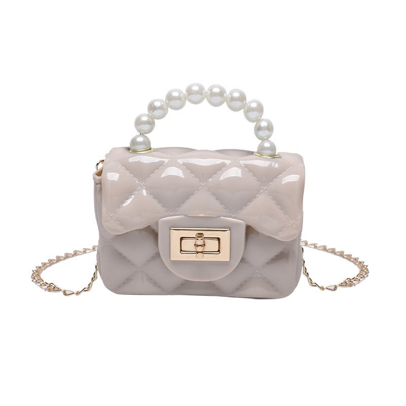 Pearl Hand One-shoulder Crossbody Chain Children's Bags - Image 2