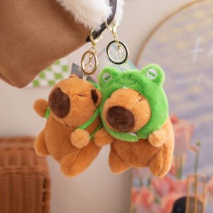 Capabala Capybara Doll Guinea Pig Plush Toy Small Pendant Girls' Bags Ornament Keychain