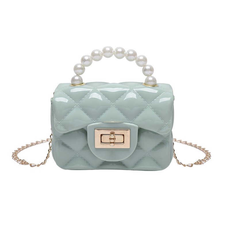 Pearl Hand One-shoulder Crossbody Chain Children's Bags - Image 5