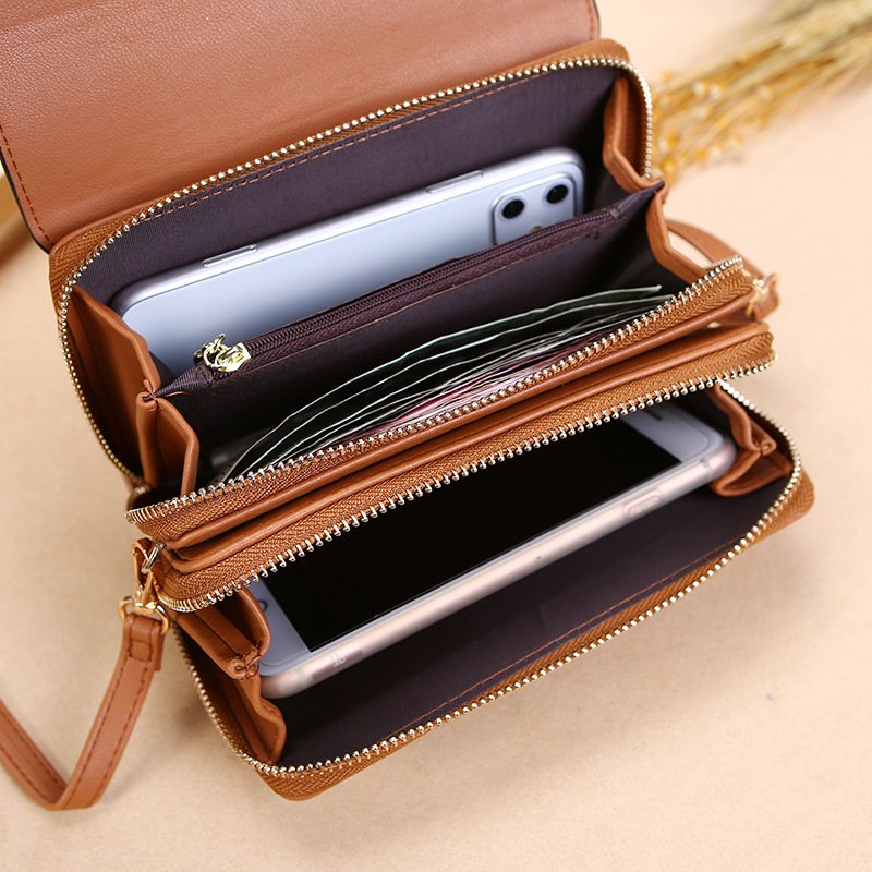 Mobile Phone Bag Women's Long Wallet Large Capacity Multifunctional Shoulder Crossbody Bags - Image 6