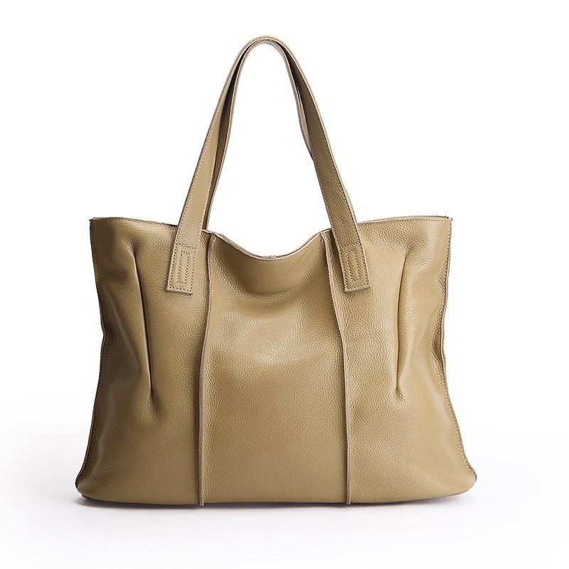 The First Layer Cowhide Handbags New Single-shoulder - Image 2