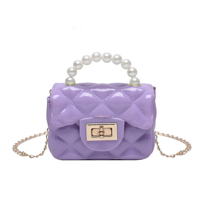 Pearl Hand One-shoulder Crossbody Chain Children's Bags - Image 10