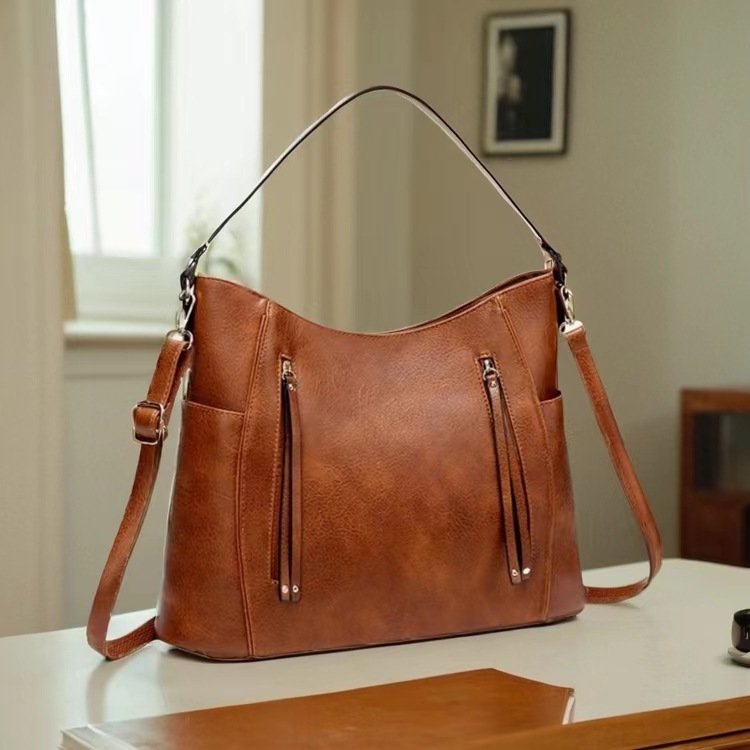 Luxury Women Bag Handbags Women Messenger Bags Leather Designer Handbag Vintage Big Large Capacity Hobos Female Bag - Image 5