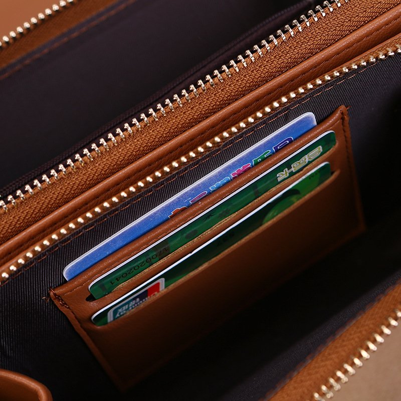 Mobile Phone Bag Women's Long Wallet Large Capacity Multifunctional Shoulder Crossbody Bags - Image 4