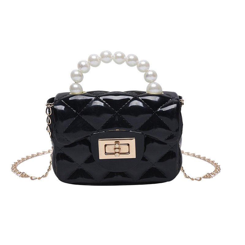 Pearl Hand One-shoulder Crossbody Chain Children's Bags - Image 6