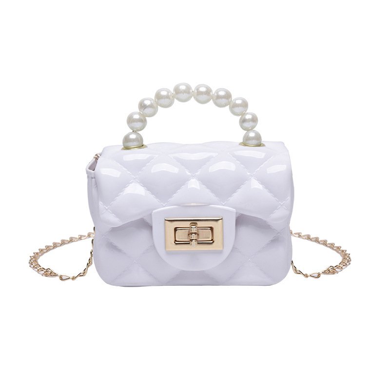 Pearl Hand One-shoulder Crossbody Chain Children's Bags - Image 3