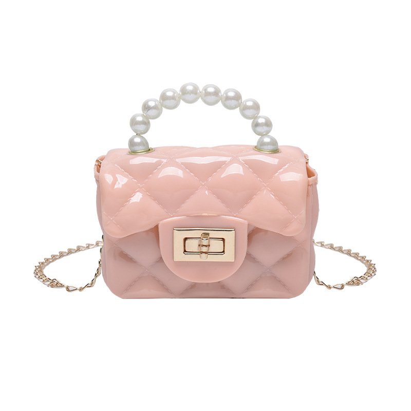 Pearl Hand One-shoulder Crossbody Chain Children's Bags - Image 9